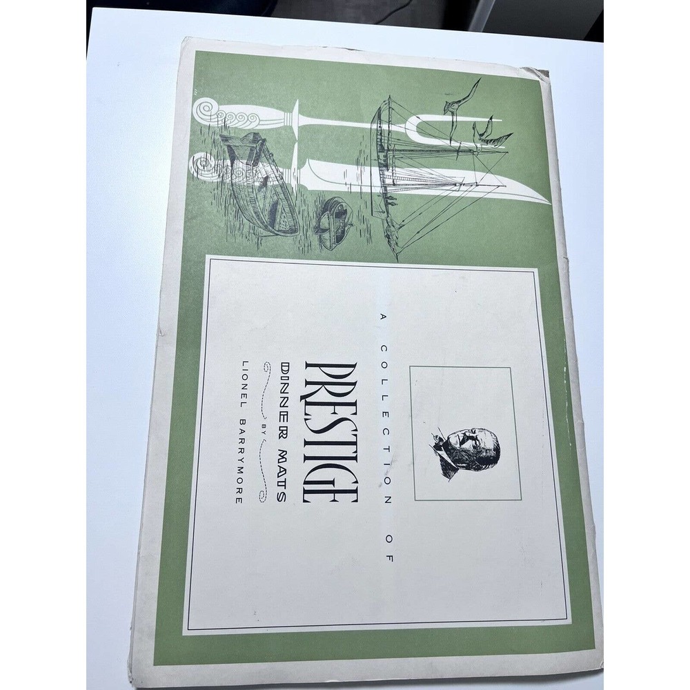 10Vintage A Collection of Prestige Dinner Mats by LIONEL BARRYMORE Placemats